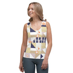 Load image into Gallery viewer, Dink &amp; Drive under the Sun Traditionalist© Women&#39;s Tank Top for Pickleball Enthusiasts
