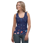 Load image into Gallery viewer, Spring Dink Gradient© Blue Tank Top for Pickleball Enthusiasts
