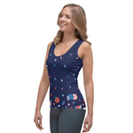 Load image into Gallery viewer, Spring Dink Gradient© Blue Tank Top for Pickleball Enthusiasts
