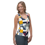Load image into Gallery viewer, Dink &amp; Drive under the Sun Soft Chaos© Tank Top for Women Pickleball Enthusiasts
