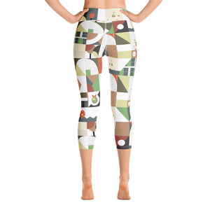 Dink & Drive under the Sun Considerate© Women's High-Waisted Pickleball Capris, UPF 50+