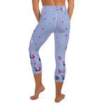 Load image into Gallery viewer, Spring Dink Gradient© Lavender Women&#39;s Pickleball Capri Leggings, UPF 50+
