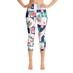 Load image into Gallery viewer, Dink &amp; Drive under the Sun Ambient© Women&#39;s High-Waisted Pickleball Capris, UPF 50+
