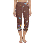 Load image into Gallery viewer, Spring Dink Gradient© Ambient Women&#39;s Pickleball Capri Leggings, UPF 50+
