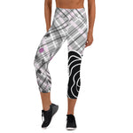 Load image into Gallery viewer, Love is in the Air©! XO Fleur Women&#39;s High-Waisted Pickleball Capris, UPF 50+

