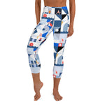 Load image into Gallery viewer, Dink &amp; Drive under the Sun Summertime©  Women&#39;s Pickleball Capri Leggings for Pickleball Enthusiasts, UPF 50+
