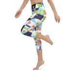 Load image into Gallery viewer, Dink &amp; Drive under the Sun Rowdy© Women Performance Pickleball Capris, UPF 50+
