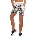 Load image into Gallery viewer, Got Pla(yed)id© Beige &amp; Black Women&#39;s Pickleball Shorts
