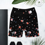 Load image into Gallery viewer, &quot;La Vie en Noir du Pickleball&quot; Spring Dink Gradient© Black &amp; Shades of Gray Women&#39;s High Waisted Women&#39;s Pickleball Shorts, UPF 50+
