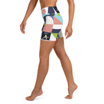 Load image into Gallery viewer, Dink &amp; Drive under the Sun Rowdy© Women&#39;s High-Waisted Pickleball Shorts, UPF 50+
