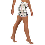 Load image into Gallery viewer, Got Pla(yed)id© Beige &amp; White Women&#39;s Pickleball Shorts, UPF 50+
