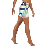 Load image into Gallery viewer, Dink &amp; Drive under the Sun Rowdy© Women&#39;s High-Waisted Pickleball Shorts, UPF 50+
