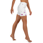 Load image into Gallery viewer, Spring Dink Logo© Grey &amp; Fuchsia Women&#39;s Pickleball Shorts, UPF 50+
