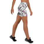 Load image into Gallery viewer, Love is in the Air!© XO Fleur - Women&#39;s High-Waisted Pickleball Shorts, UPF 50+
