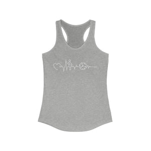 Women's Racerback Tank - Baby Boy on Board - Love, Baby Boy & Pickleball