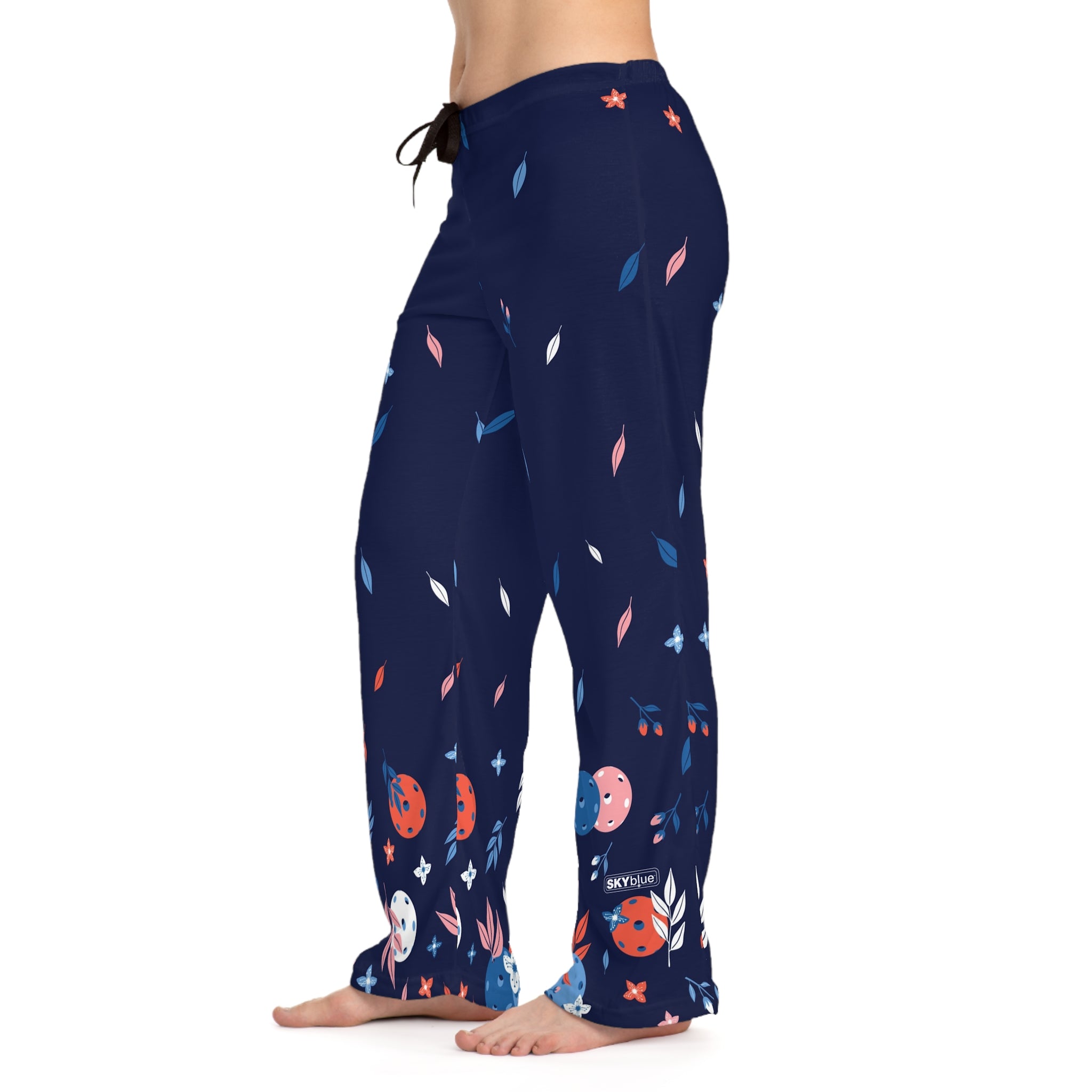 Spring Dink Gradient Blue© - Women's Pajama Pants