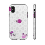 Load image into Gallery viewer, Tough Cases for Various Cell Phone Models - For Pickleball Enthusiasts - Spring Dink Logo Grey &amp; Fuchsia
